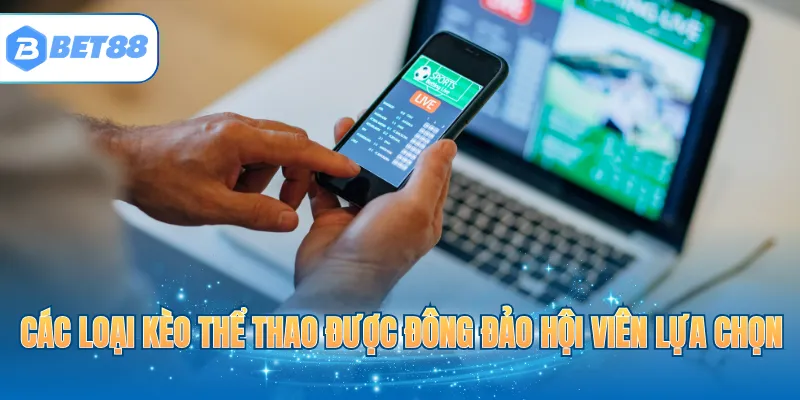 Các loại kèo thể thao được đông đảo hội viên lựa chọn