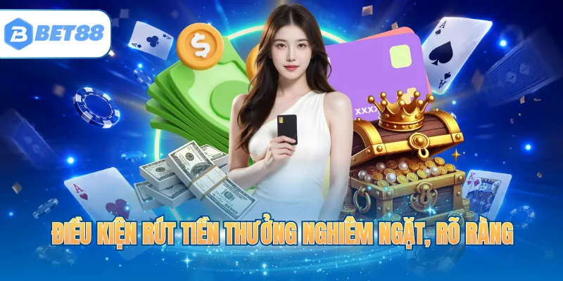 Điều kiện rút tiền thưởng nghiêm ngặt, rõ ràng