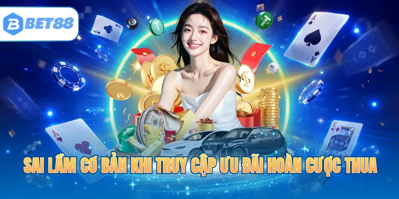 Sai lầm cơ bản khi truy cập ưu đãi hoàn cược thua