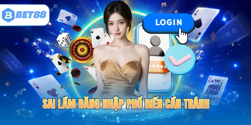 Sai lầm đăng nhập phổ biến cần tránh